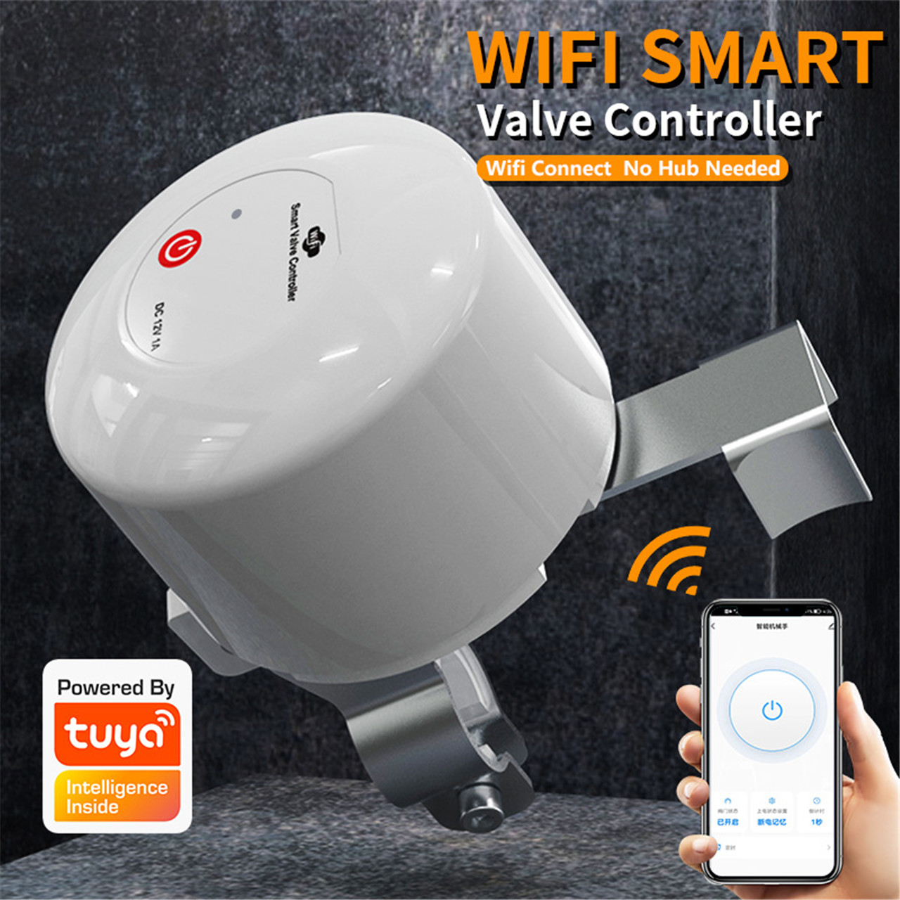 Smart Valve Robot with WiFi Connectivity for home watergas automation