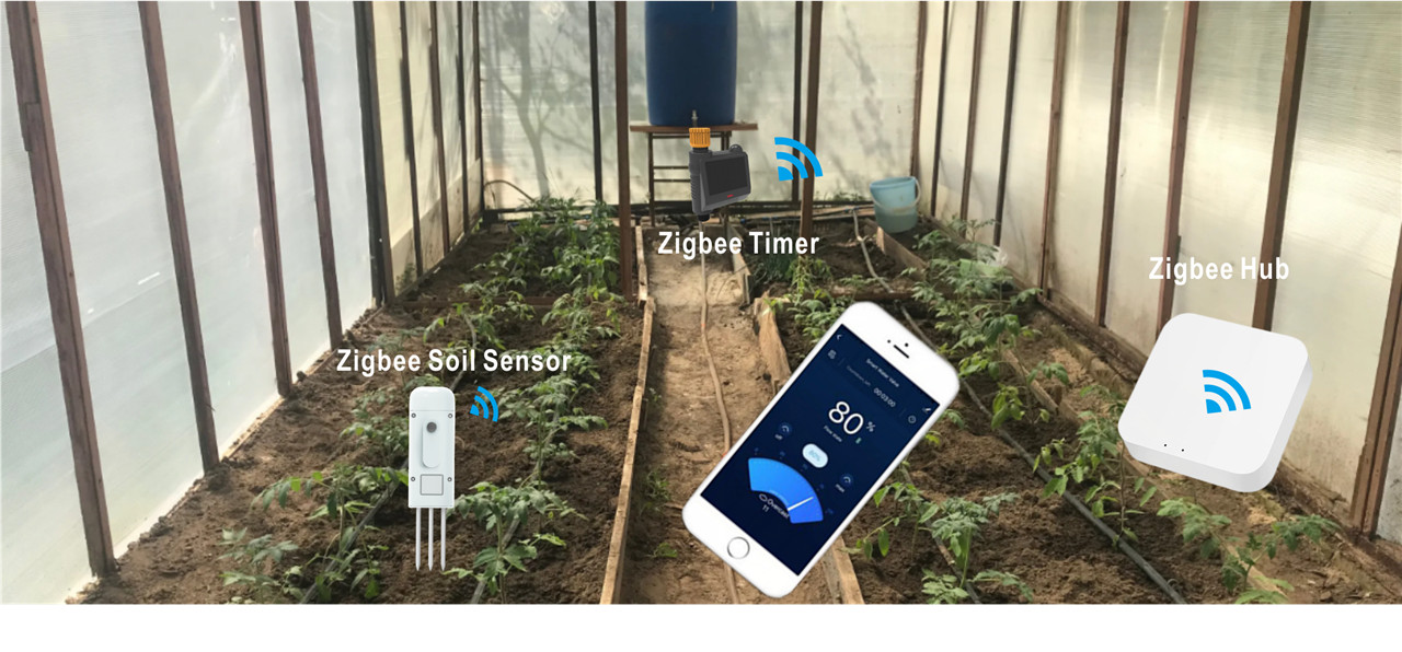 Zigbee Solar powered sprinkler timer for home garden sprinkler system02 (3)